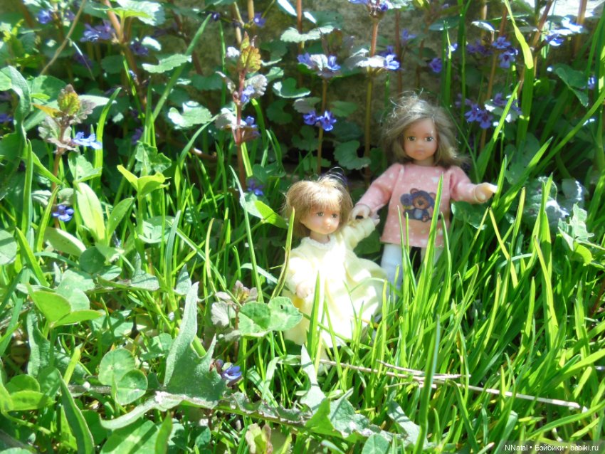 Дюймовочки в саду — Домашние фото авторских кукол: личные коллекции