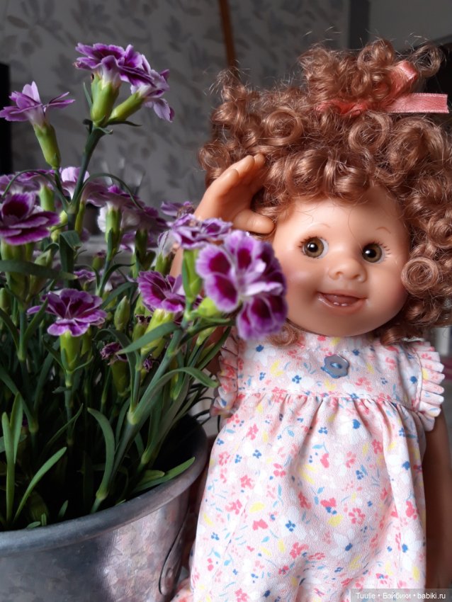Красивые куклы и красивые цветы (фото 10)