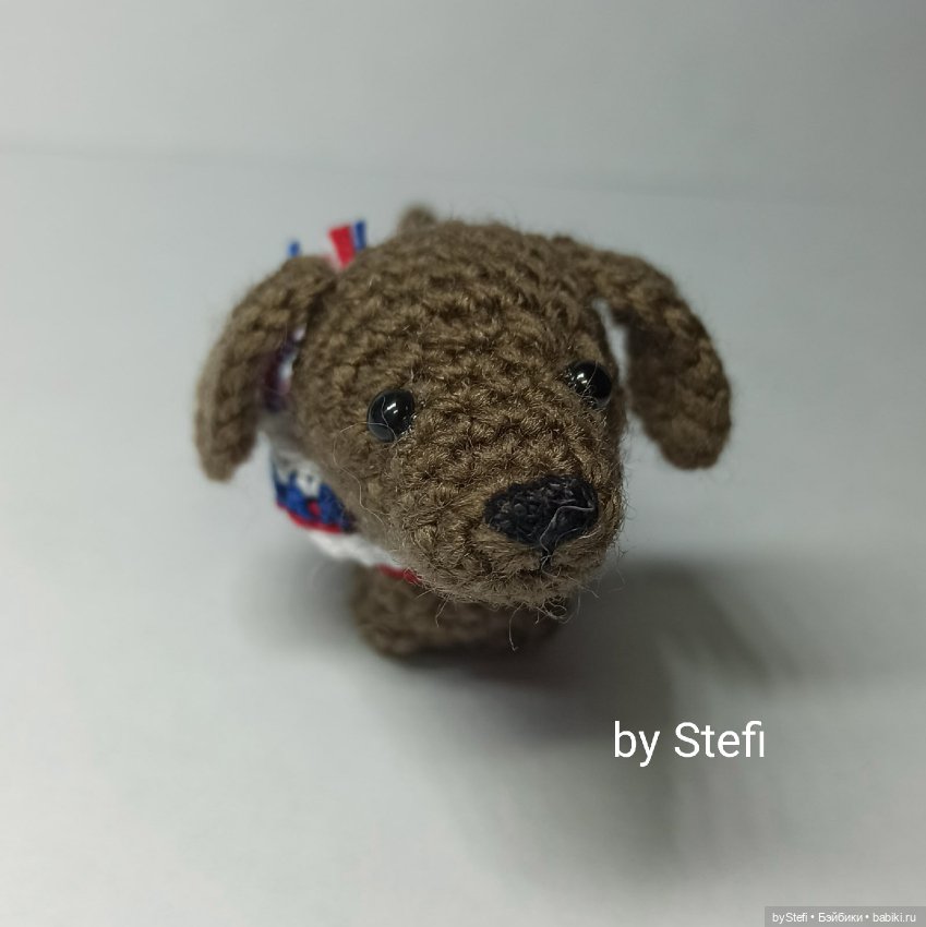 Мини-таксик — Вязаные игрушки и амигуруми: крючком (фото 2)