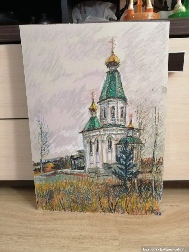 Ещё несколько рисунков масляной пастелью