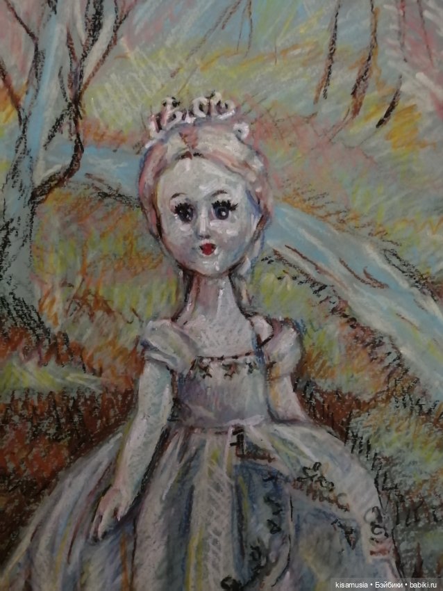 Ещё несколько рисунков масляной пастелью