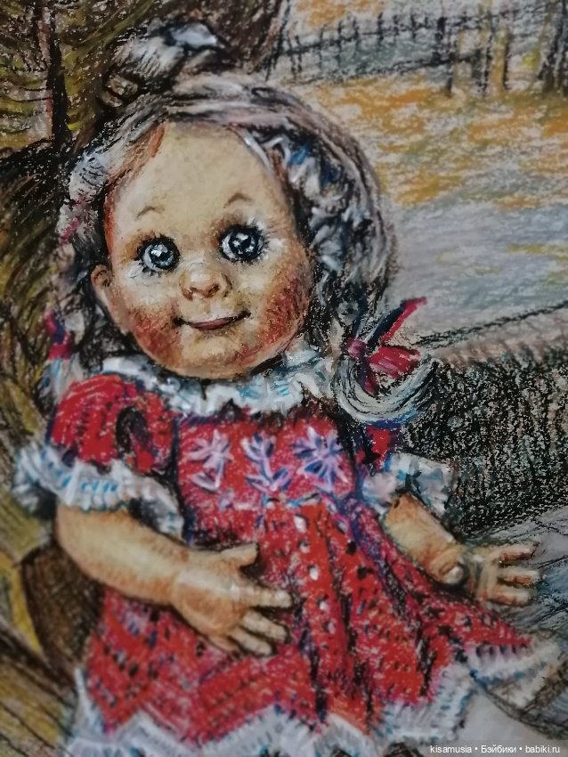 Ещё несколько рисунков масляной пастелью