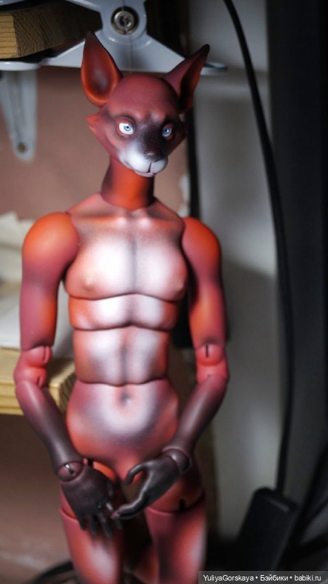 Лис Esteradolls с блашем и мейкапом (фото 6)