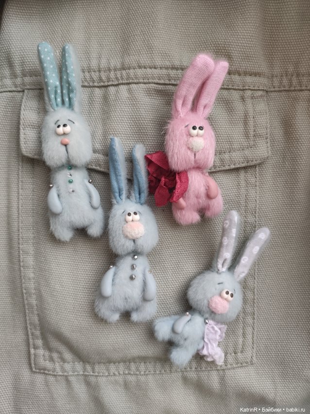 Брошки глазастики — Авторские текстильные куклы: Вальдорфские (фото 2)