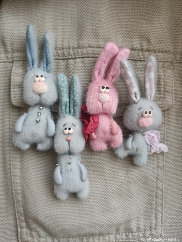 Брошки глазастики — Авторские текстильные куклы: Вальдорфские