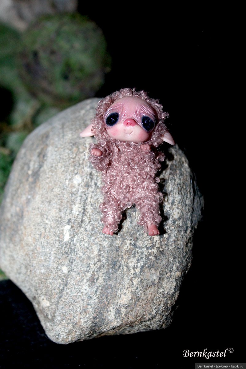 Милли-суселка кудряшка — Игрушки в смешанной технике (мех и глина): Арт (фото 4)