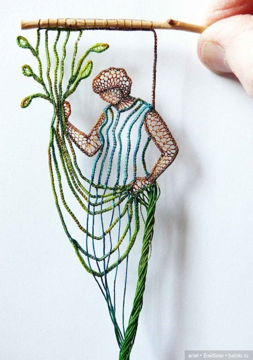 Необычные кружевные скульптуры художницы Агнес Херцег (Agnes Herczeg) (фото 8)