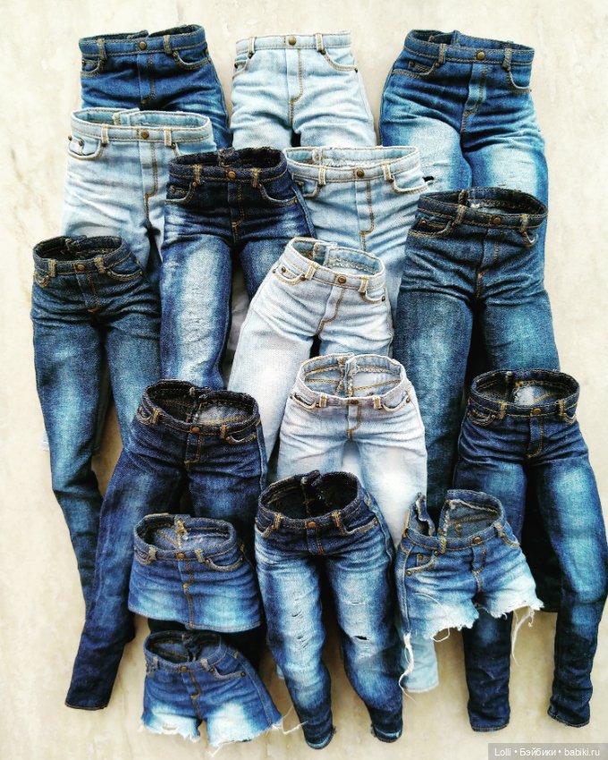 Три года я шью джинсы на кукол