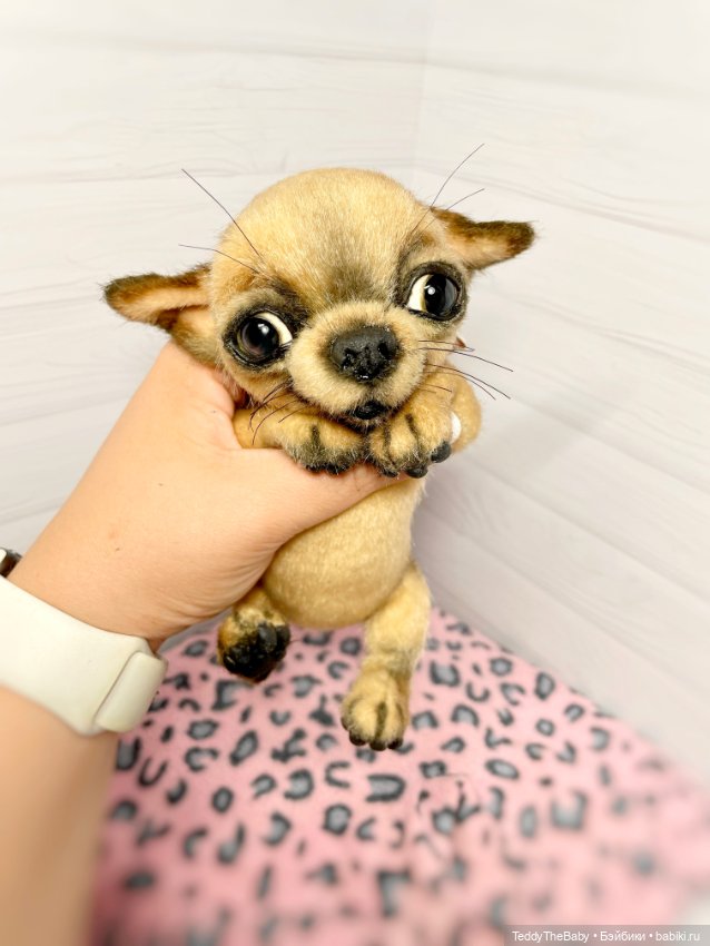 Škodi🐾🐶17 см чихуашик — Реалистичные игрушки и звери (Натюр): собаки