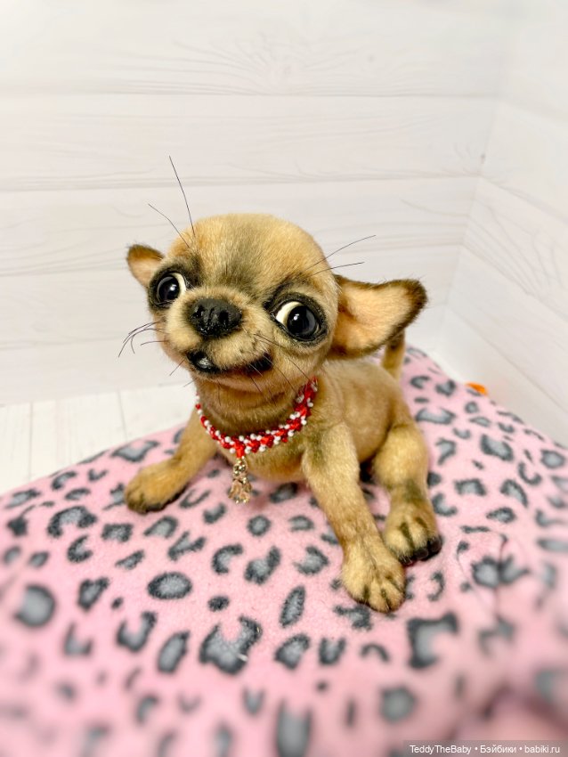 Škodi🐾🐶17 см чихуашик — Реалистичные игрушки и звери (Натюр): собаки