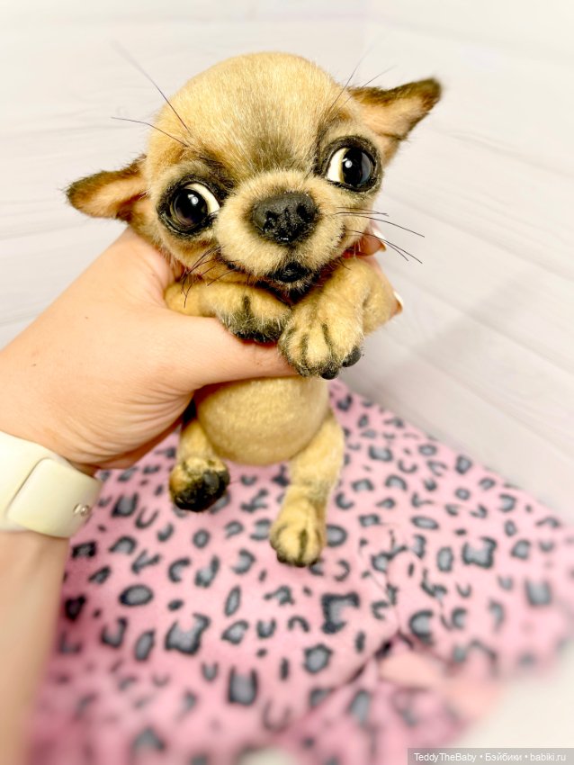Škodi🐾🐶17 см чихуашик — Реалистичные игрушки и звери (Натюр): собаки