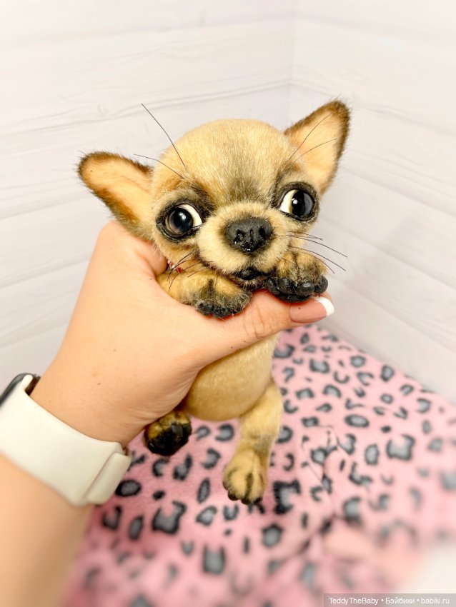 Škodi🐾🐶17 см чихуашик — Реалистичные игрушки и звери (Натюр): собаки