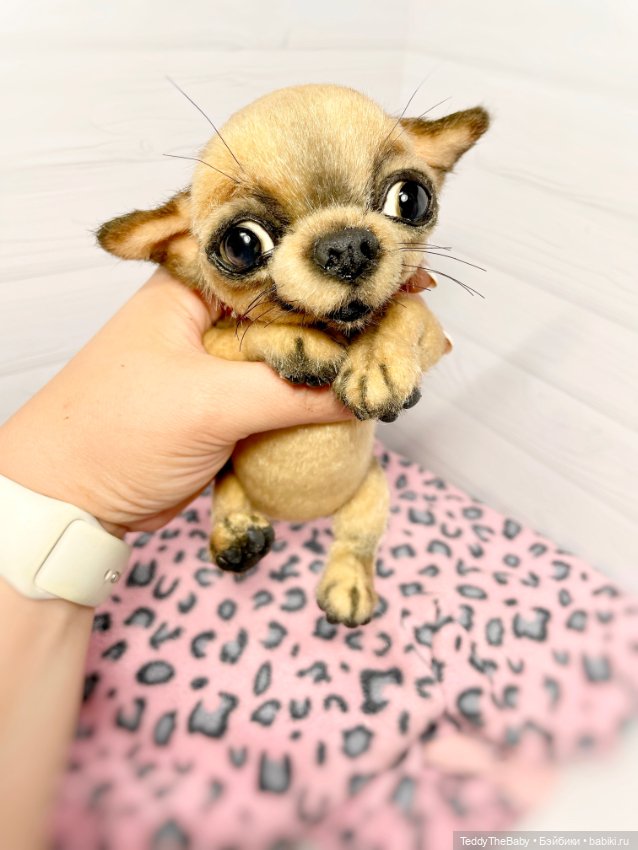 Škodi🐾🐶17 см чихуашик — Реалистичные игрушки и звери (Натюр): собаки