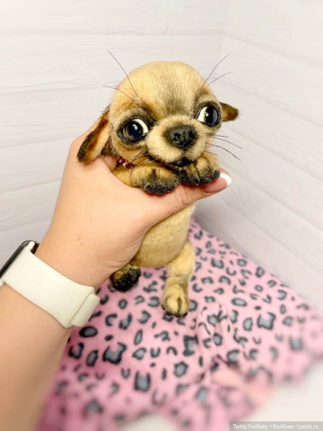 Škodi🐾🐶17 см чихуашик — Реалистичные игрушки и звери (Натюр): собаки