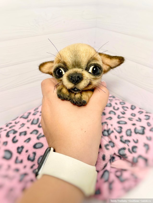 Škodi🐾🐶17 см чихуашик — Реалистичные игрушки и звери (Натюр): собаки