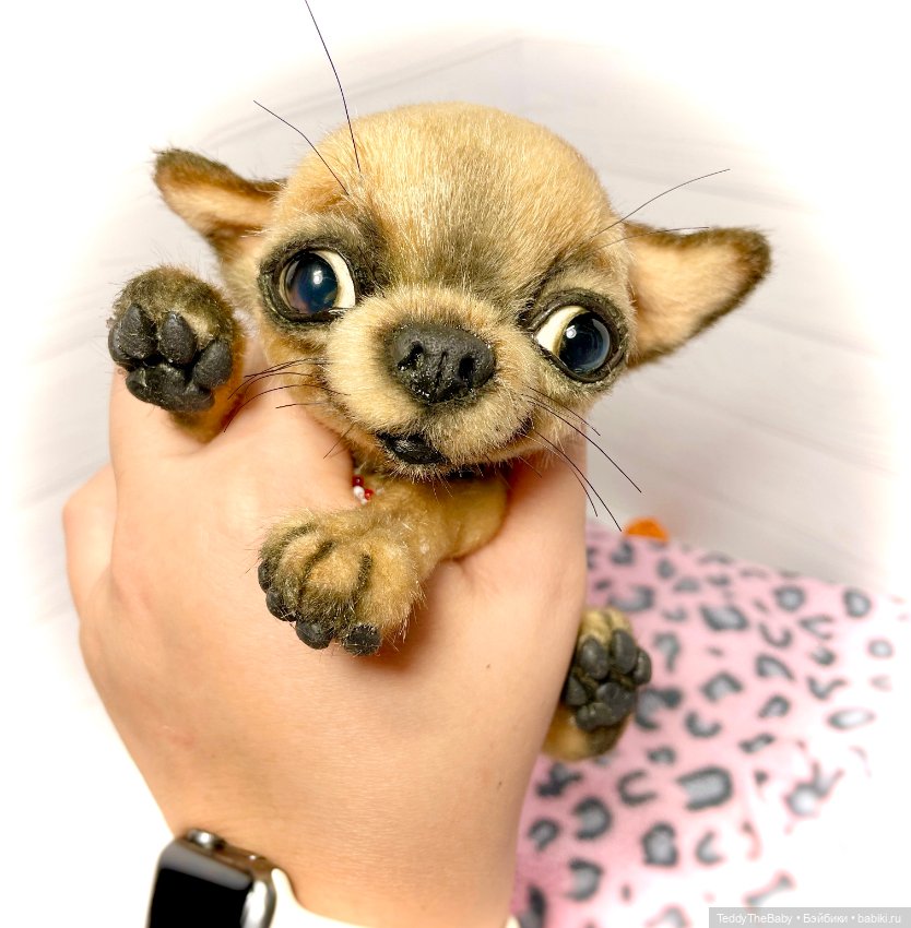 Škodi🐾🐶17 см чихуашик — Реалистичные игрушки и звери (Натюр): собаки