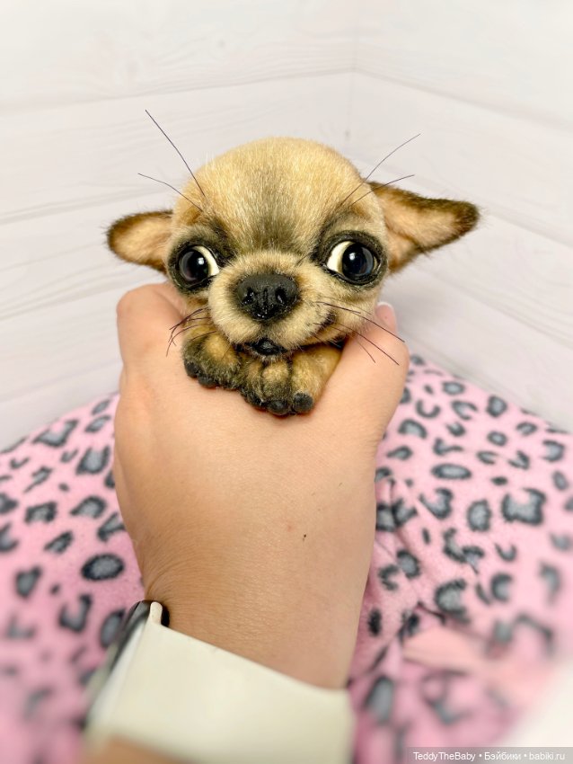 Škodi🐾🐶17 см чихуашик — Реалистичные игрушки и звери (Натюр): собаки