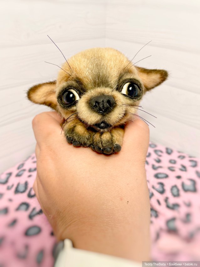 Škodi🐾🐶17 см чихуашик — Реалистичные игрушки и звери (Натюр): собаки