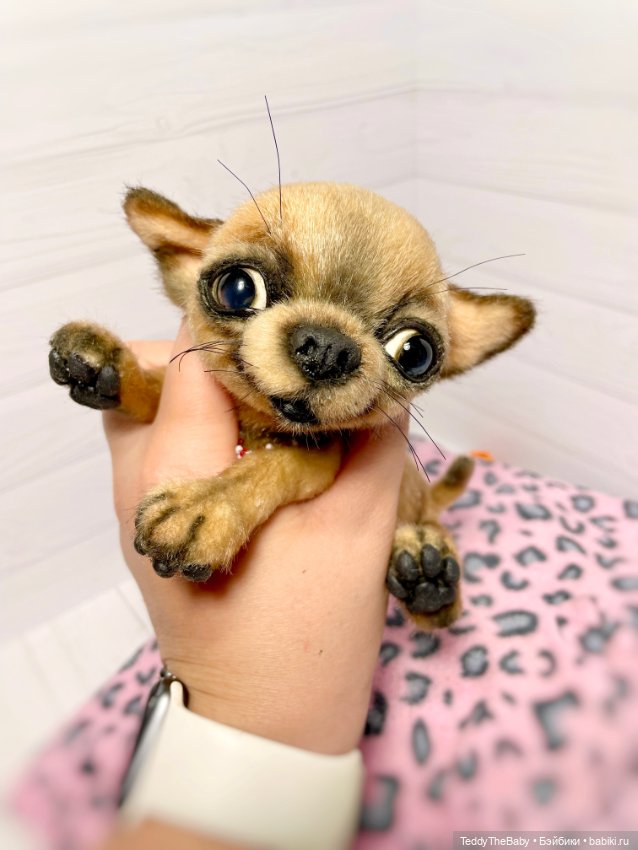 Škodi🐾🐶17 см чихуашик — Реалистичные игрушки и звери (Натюр): собаки