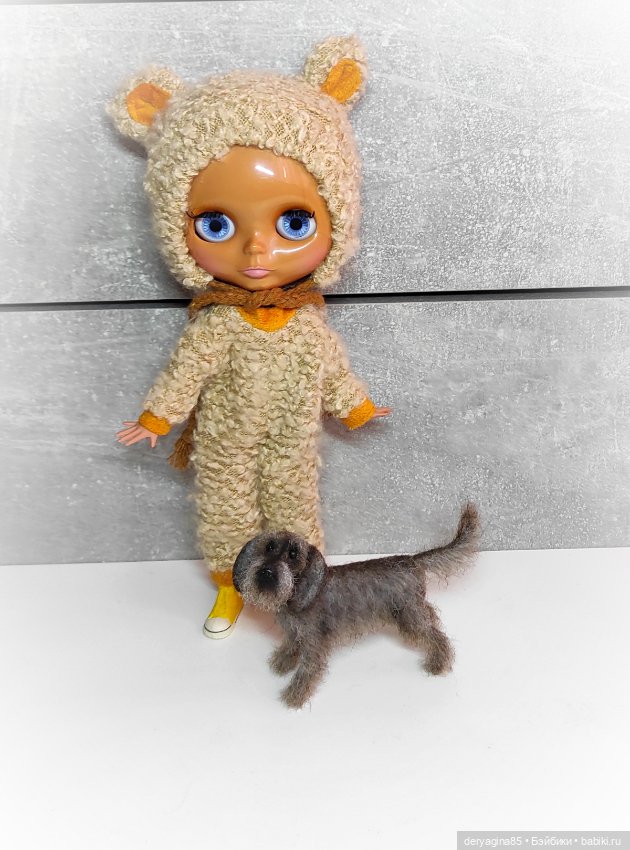 Двортерьер — Валяные игрушки из шерсти: сухое валяние (фото 3)