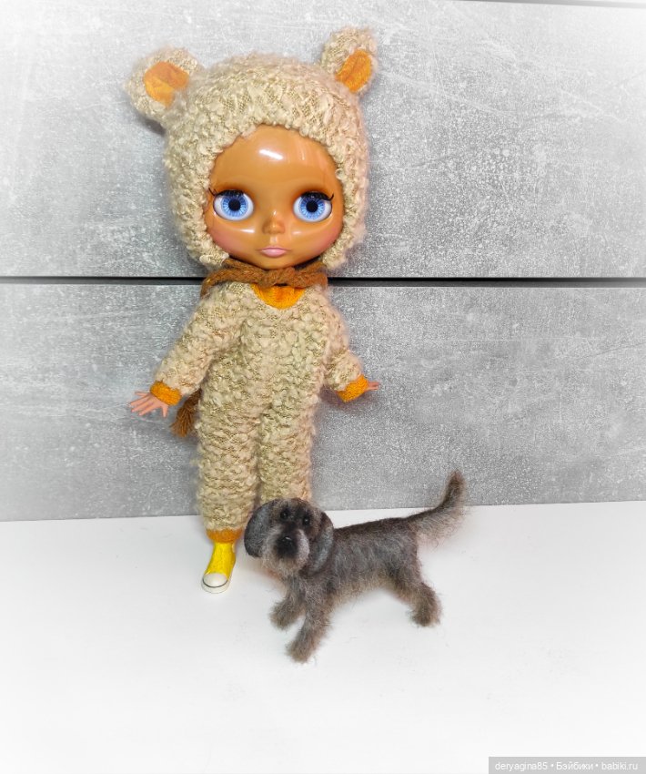 Двортерьер — Валяные игрушки из шерсти: сухое валяние (фото 4)