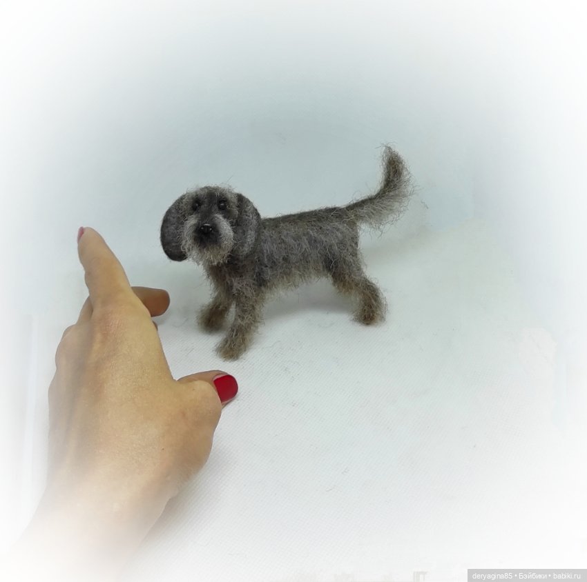 Двортерьер — Валяные игрушки из шерсти: сухое валяние (фото 8)