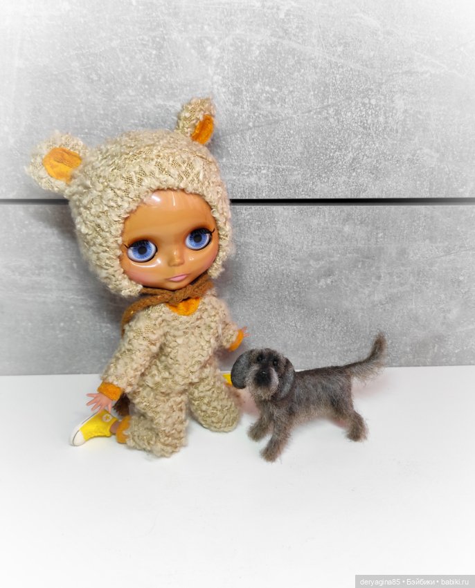 Двортерьер — Валяные игрушки из шерсти: сухое валяние (фото 5)