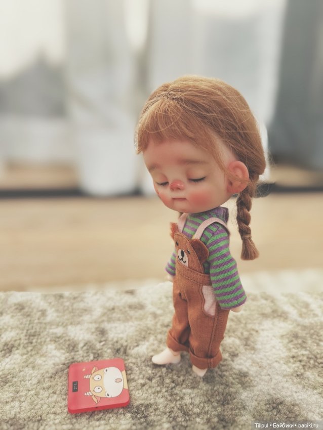 Спящая девочка — Авторские миниатюрные куклы: лепка