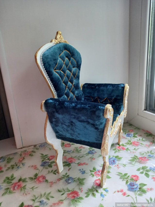 Кресло по мастер классу — Мебель для кукол и домиков: фото (фото 2)