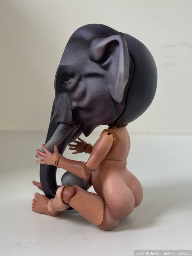 Вернулась со слонами — Авторские шарнирные куклы своими руками: лепка