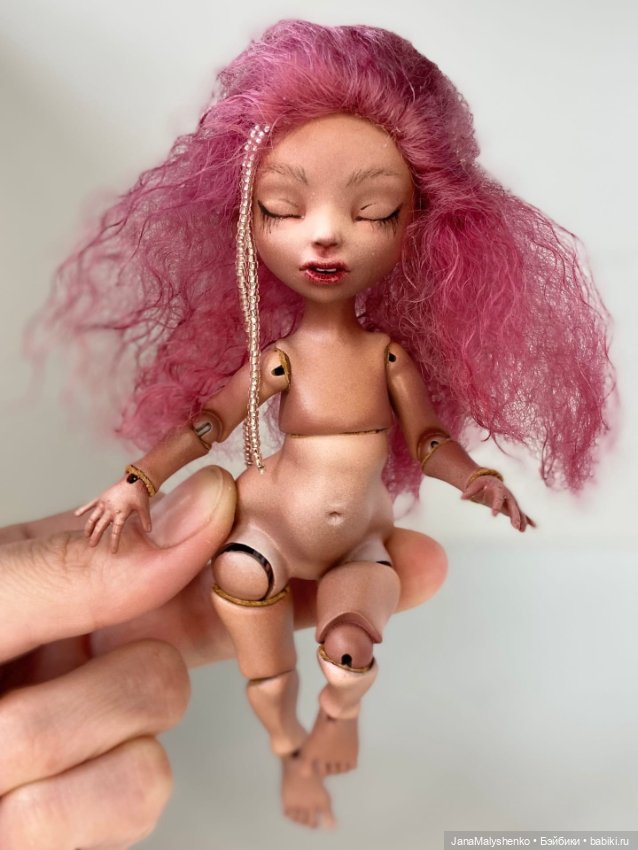 Вернулась со слонами — Авторские шарнирные куклы своими руками: лепка (фото 9)