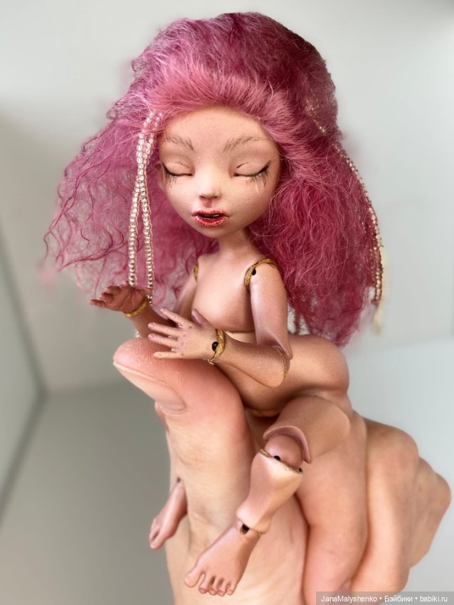 Вернулась со слонами — Авторские шарнирные куклы своими руками: лепка (фото 3)