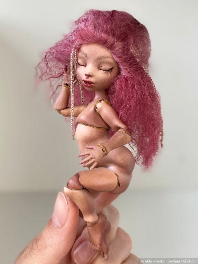 Вернулась со слонами — Авторские шарнирные куклы своими руками: лепка (фото 6)