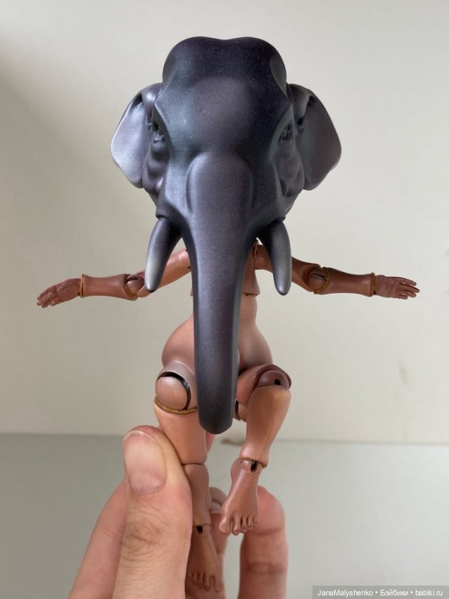 Вернулась со слонами — Авторские шарнирные куклы своими руками: лепка (фото 10)