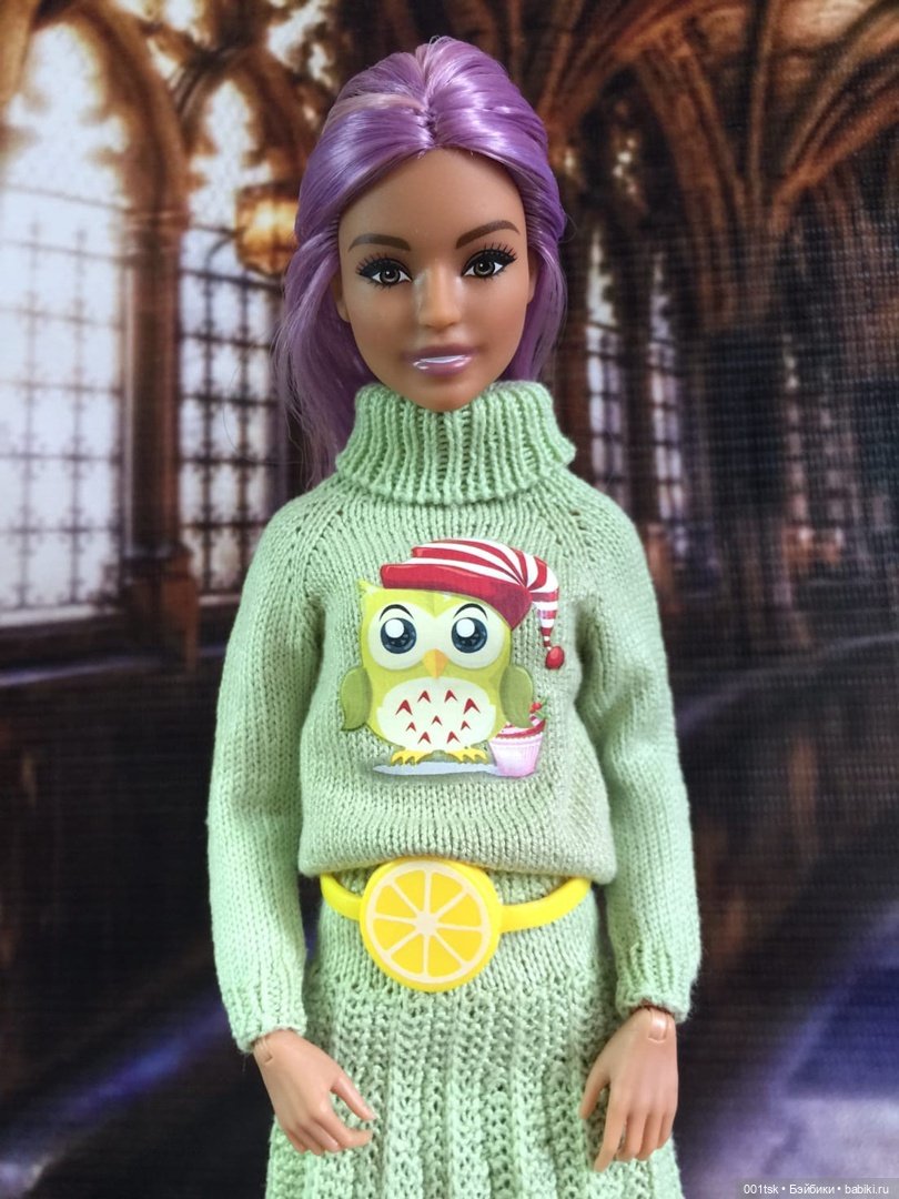Свитер и юбка на Барби МТМ (фото 7)