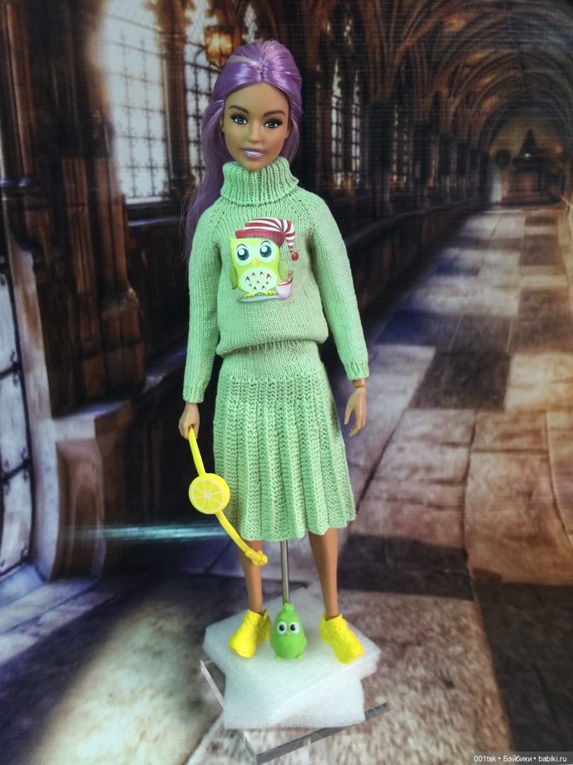Свитер и юбка на Барби МТМ