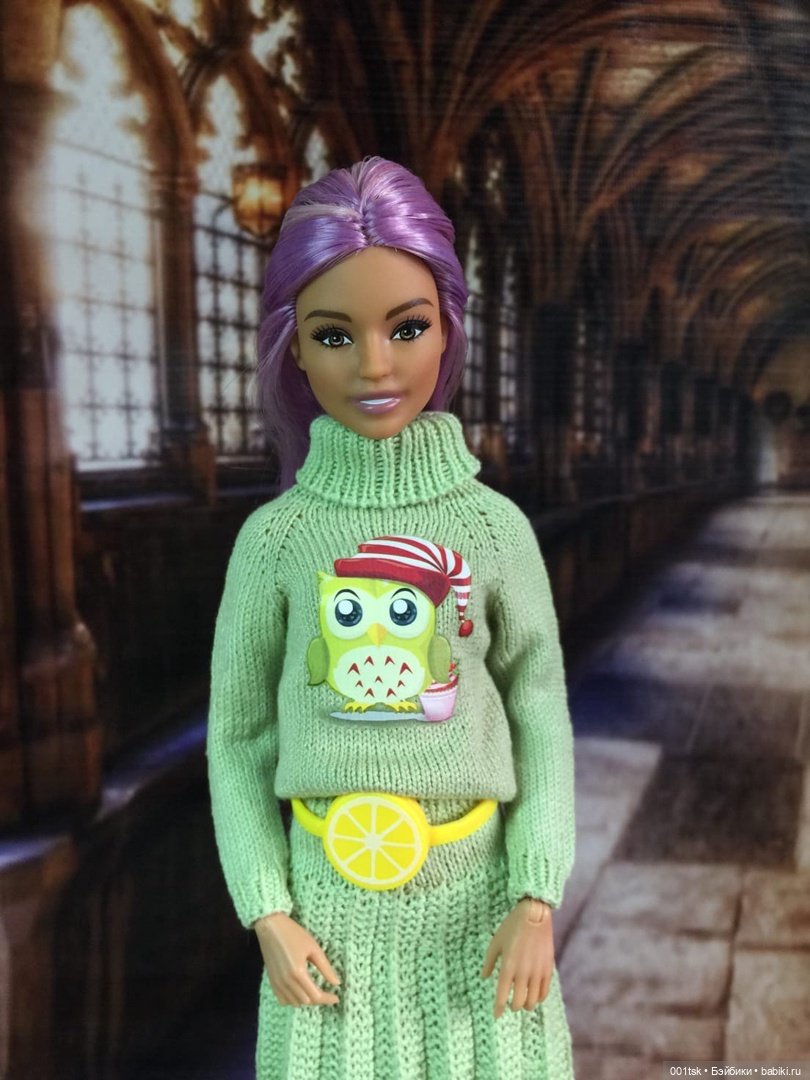 Свитер и юбка на Барби МТМ (фото 2)