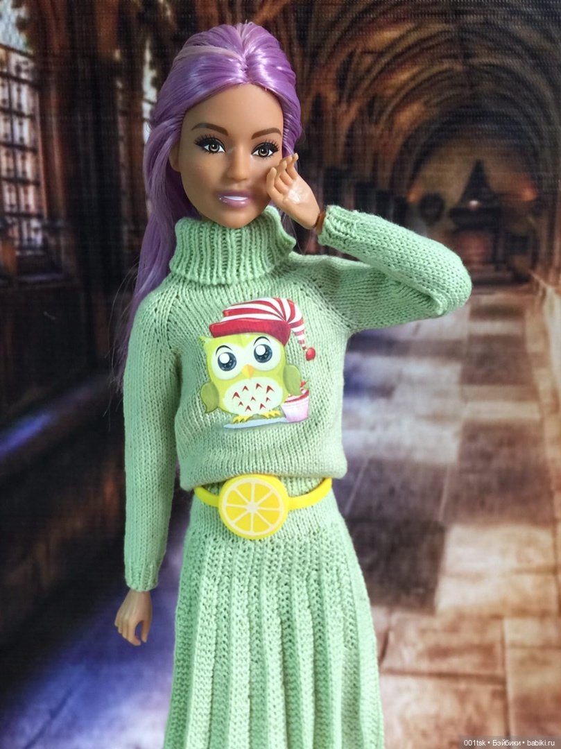Свитер и юбка на Барби МТМ