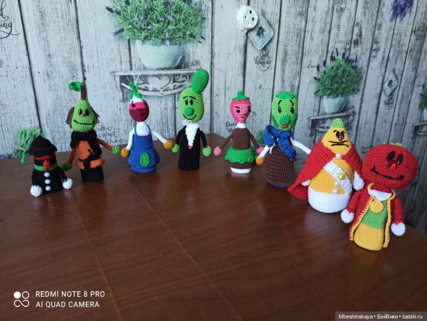 Чиполлино и его друзья — Вязаные игрушки и амигуруми: крючком (фото 7)