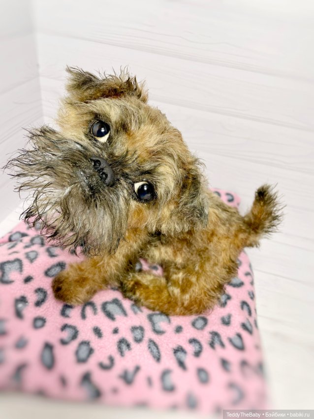 Глаша гриффоняша 🐾🐶20 см — Реалистичные игрушки и звери (Натюр): собаки