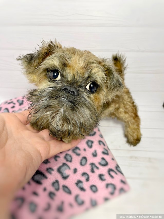 Глаша гриффоняша 🐾🐶20 см — Реалистичные игрушки и звери (Натюр): собаки