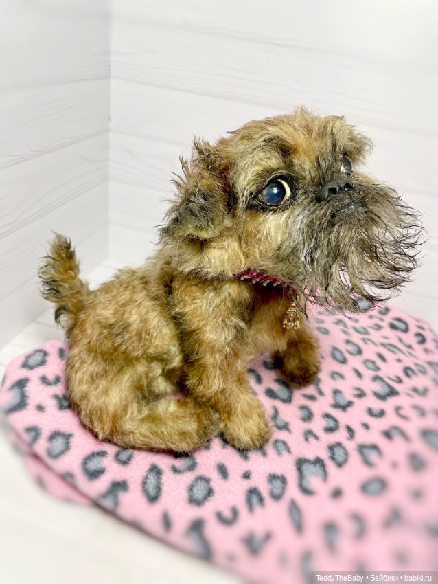 Глаша гриффоняша 🐾🐶20 см — Реалистичные игрушки и звери (Натюр): собаки (фото 7)