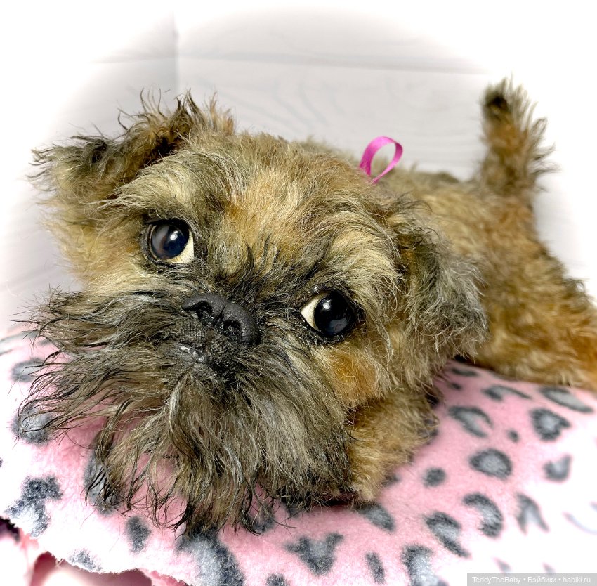 Глаша гриффоняша 🐾🐶20 см — Реалистичные игрушки и звери (Натюр): собаки