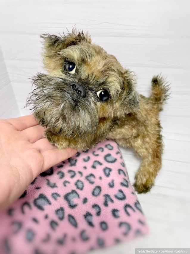 Глаша гриффоняша 🐾🐶20 см — Реалистичные игрушки и звери (Натюр): собаки