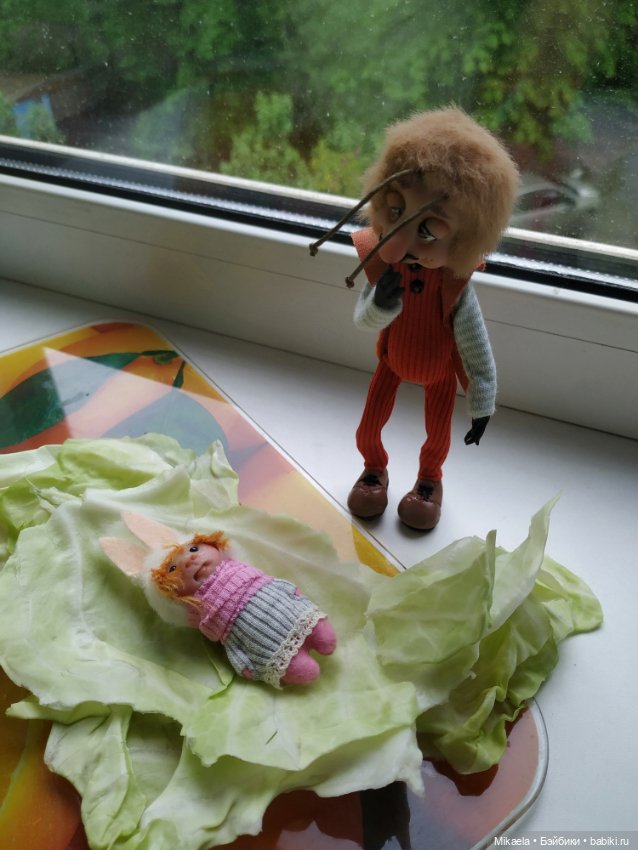 Ох уж эта капуста — Домашние фото авторских игрушек: Тедди (фото 3)