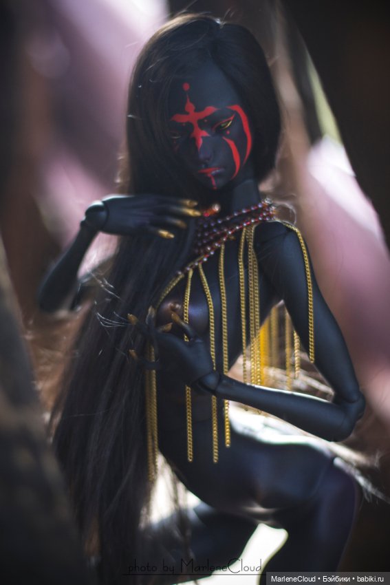 Роспись черной Химеры (Нина Куриленко)