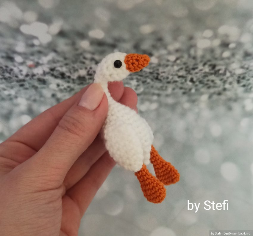 Мини-гусик — Вязаные игрушки и амигуруми: крючком (фото 8)