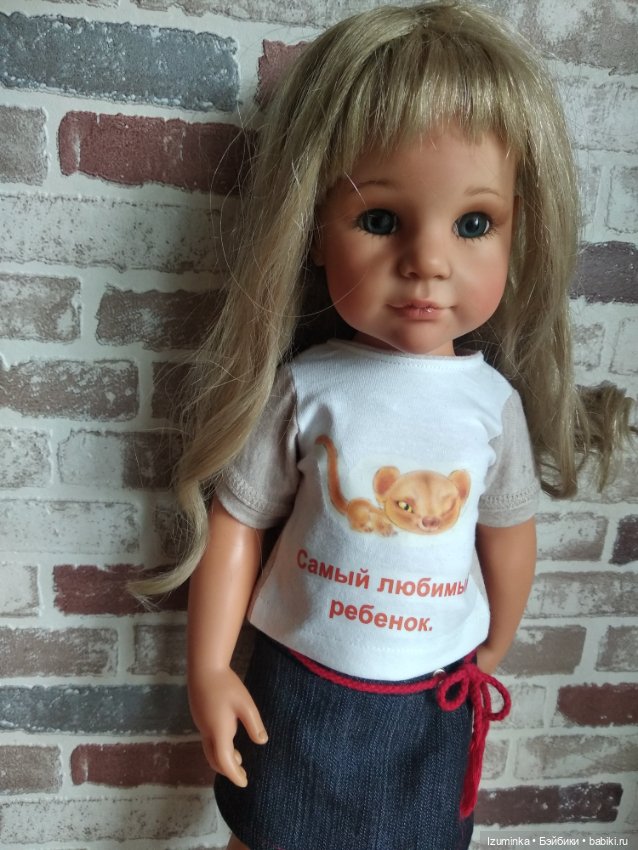 Забавные футболочки для Куколок Gotz (Готс) (фото 6)