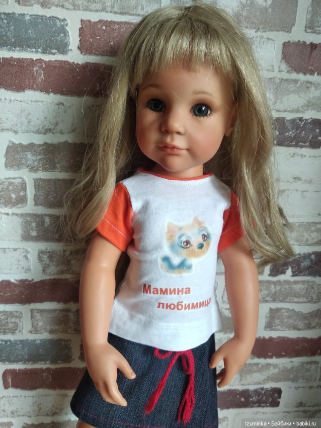 Забавные футболочки для Куколок Gotz (Готс)