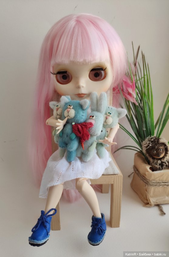 Новая компания зверят — Текстильные игрушки и примитивы: кофейные (фото 9)